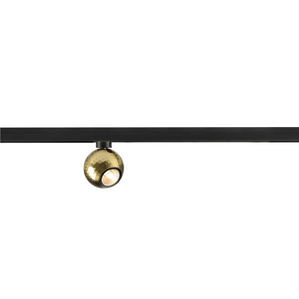 SLV - DYSKO, 1~ Spot, PHASE, 2700K, 6.7W, 36°, schwarz/gold