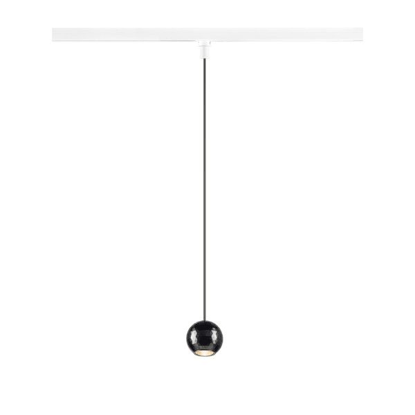 SLV - DYSKO, 1~ Pendelleuchte, PHASE, Pendellänge 200 cm, 2700K, 36°, weiß/schwarz