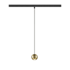 SLV - DYSKO, 48V Pendelleuchte, DALI, Pendellänge 200 cm, 2700K, 36°, schwarz/gold