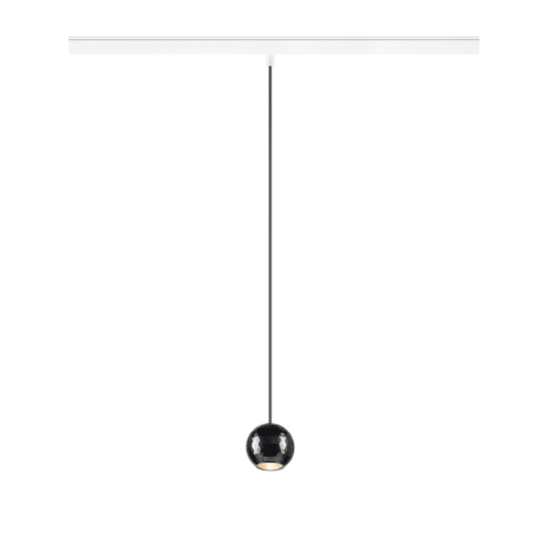 SLV - DYSKO, 48V Pendelleuchte, DALI, Pendellänge 200 cm, 2700K, 36°, DALI, ws/sw