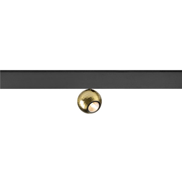 SLV - DYSKO, 48V Spot, DALI, deep & recessed track, 2700K, 5.6W, 36°, schwarz/gold