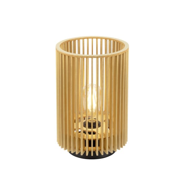 SLV - WUD TL, E27, Tischleuchte, zylindrisch, 1 x max. 40W, natur