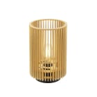 SLV - WUD TL, E27, Tischleuchte, zylindrisch, 1 x max. 40W, natur