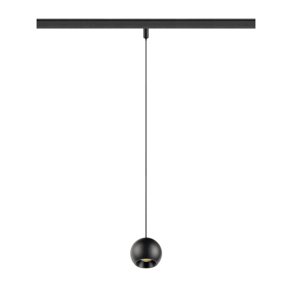 SLV - LIGHT EYE 2.0, 48V Pendelleuchte, DALI, Pendellänge 200 cm, 3000K, 30°, schwarz