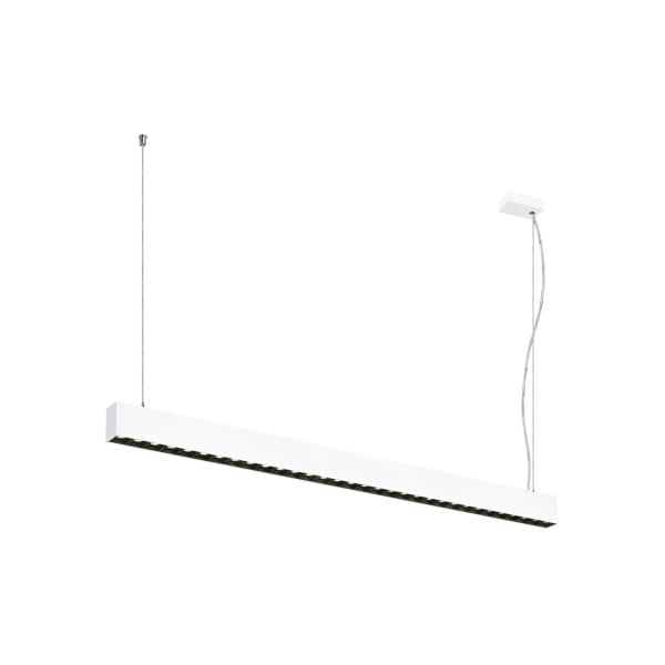 SLV - GLENOS PRO, Pendelleuchte, 1,2m, DALI, UGR16, Pendel: 210cm, 4000K, 75°, ws/sw