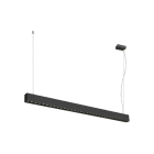 SLV - GLENOS PRO, Pendelleuchte, 1,2m, DALI, UGR16, Pendellänge 210 cm, 4000K, 75°, sw