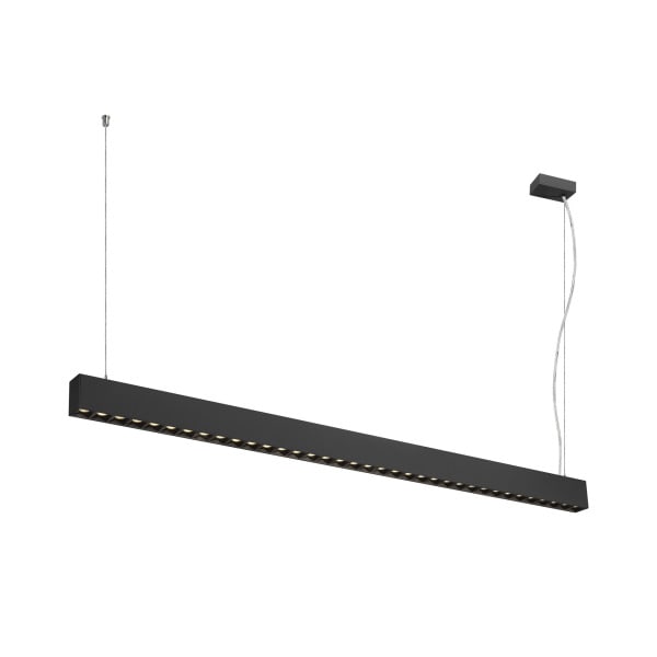 SLV - GLENOS PRO, Pendelleuchte, 1,5m, DALI, UGR16, Pendellänge 210 cm, 3000K, 75°, sw