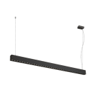 SLV - GLENOS PRO, Pendelleuchte, 1,5m, DALI, UGR16, Pendellänge 210 cm, 3000K, 75°, sw