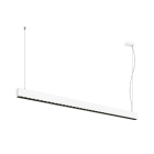 SLV - GLENOS PRO, Pendelleuchte, 1,5m, DALI, UGR16, Pendel: 210cm, 4000K, 75°, ws/sw