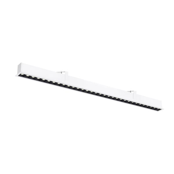 SLV - GLENOS PRO, Deckeneinbauleuchte, 1,2m, DALI, UGR19, 4000K, 75°, IP20, ws/sw