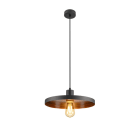 SLV - LALU SET, Pendelleuchte, E27 Base, PLATE 33, Pendel: 200cm, 1 x max. 7.5W, sw