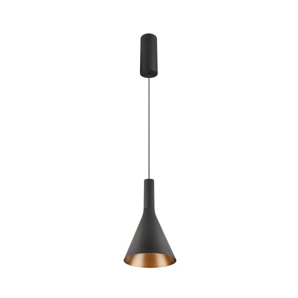 SLV - LALU SET, Pendelleuchte, LED Base, CONE 15, PHASE, Pendel: 200cm, 2700/3000K, 40°, sw