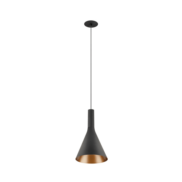 SLV - LALU SET, Pendelleuchte, LED Base, CONE 15, PHASE, Recessed, Pendel: 200cm, 2700/3000K, 40°, sw