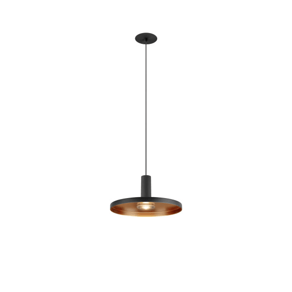 SLV - LALU SET, Pendelleuchte, LED Base, PLATE 22, PHASE, Pendel: 200cm, 2700/3000K, 40°, sw