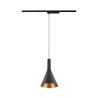 SLV - LALU SET, 1~ Pendelleuchte, LED Base, CONE 15, PHASE, Pendel: 200cm, 2700/3000K, 40°, sw