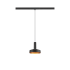 SLV - LALU SET, 48V Pendelleuchte, LED Base, PLATE 15, DALI, Pendel: 200cm, 2700/3000K, 40°, sw