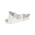 SLV - S-TRACK T-Verbinder, verstellbar, links, mit Einspeisemöglichkeit, PHASE, weiß