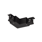 SLV - S-TRACK L-Verbinder, verstellbar, mit Einspeisemöglichkeit, PHASE, schwarz