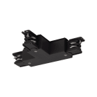 SLV - S-TRACK T-Verbinder, verstellbar, links, mit Einspeisemöglichkeit, PHASE, sw