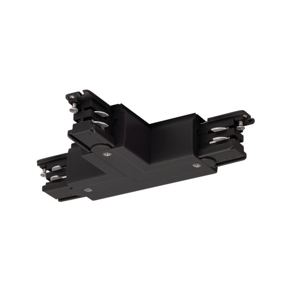 SLV - S-TRACK T-Verbinder, verstellbar, rechts, mit Einspeisemöglichkeit, PHASE, sw