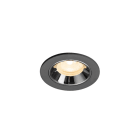 SLV - NUMINOS® XS, Deckeneinbauleuchte schwarz/chrom 2700 K 40°