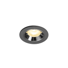 SLV - NUMINOS® XS, Deckeneinbauleuchte schwarz/chrom 3000 K 55°
