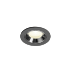 SLV - NUMINOS® XS, Deckeneinbauleuchte schwarz/chrom 4000 K 20°