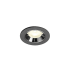 SLV - NUMINOS® XS, Deckeneinbauleuchte schwarz/chrom 4000 K 55°
