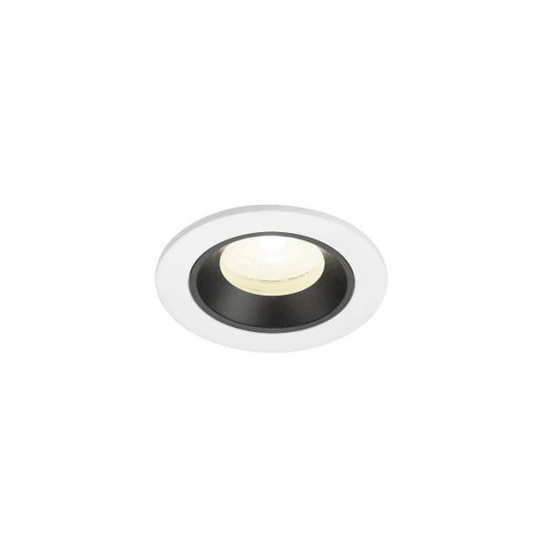 SLV - NUMINOS® XS, Deckeneinbauleuchte weiß/schwarz 4000 K 20°