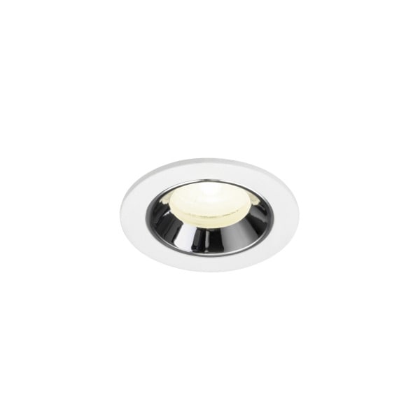 SLV - NUMINOS® XS, Deckeneinbauleuchte weiß/chrom 4000 K 20°
