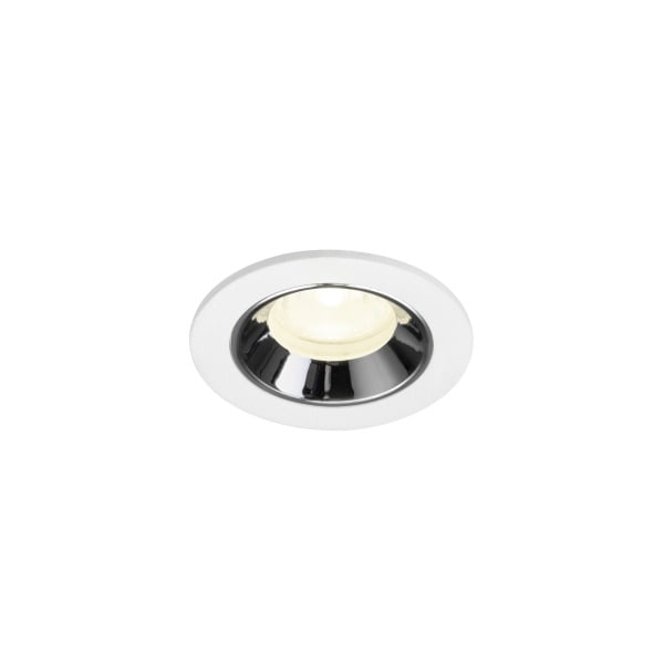 SLV - NUMINOS® XS, Deckeneinbauleuchte weiß/chrom 4000 K 40°