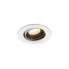 SLV - NUMINOS® MOVE XS, Deckeneinbauleuchte weiß/schwarz 2700 K 40°