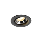 SLV - NUMINOS® MOVE XS, Deckeneinbauleuchte schwarz/chrom 3000 K 55°