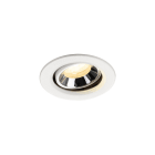 SLV - NUMINOS® MOVE XS, Deckeneinbauleuchte weiß/chrom 3000 K 40°