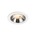 SLV - NUMINOS® S, Deckeneinbauleuchte weiß/chrom 2700 K 20°