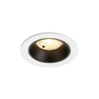 SLV - NUMINOS® S, Deckeneinbauleuchte weiß/schwarz 3000 K 40°