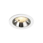 SLV - NUMINOS® S, Deckeneinbauleuchte weiß/chrom 3000 K 40°