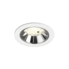 SLV - NUMINOS® S, Deckeneinbauleuchte weiß/chrom 4000 K 20°