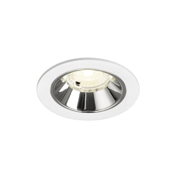 SLV - NUMINOS® S, Deckeneinbauleuchte weiß/chrom 4000 K 40°