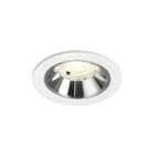 SLV - NUMINOS® S, Deckeneinbauleuchte weiß/chrom 4000 K 40°