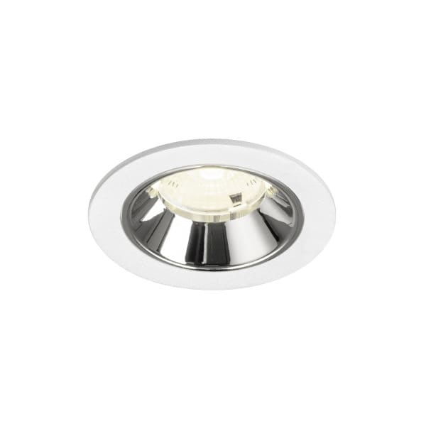 SLV - NUMINOS® S, Deckeneinbauleuchte weiß/chrom 4000 K 55°
