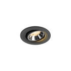 SLV - NUMINOS® MOVE S, Deckeneinbauleuchte schwarz/chrom 2700 K 40°
