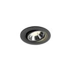 SLV - NUMINOS® MOVE S, Deckeneinbauleuchte schwarz/chrom 4000 K 55°