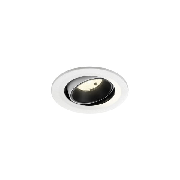 SLV - NUMINOS® MOVE S, Deckeneinbauleuchte weiß/schwarz 4000 K 20°