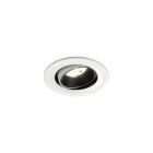 SLV - NUMINOS® MOVE S, Deckeneinbauleuchte weiß/schwarz 4000 K 55°