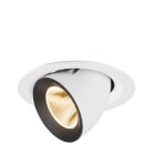 SLV - NUMINOS® GIMBLE M, Deckeneinbauleuchte weiß/schwarz 2700 K 20°