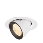 SLV - NUMINOS® GIMBLE M, Deckeneinbauleuchte weiß/schwarz 2700 K 40°
