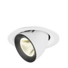 SLV - NUMINOS® GIMBLE M, Deckeneinbauleuchte weiß/schwarz 4000 K 20°