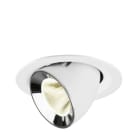 SLV - NUMINOS® GIMBLE M, Deckeneinbauleuchte weiß/chrom 4000 K 20°