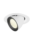SLV - NUMINOS® GIMBLE M, Deckeneinbauleuchte weiß/schwarz 4000 K 40°